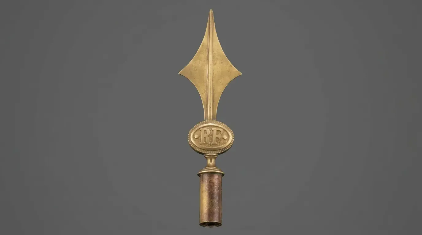 Fer de lance métallique d'origine