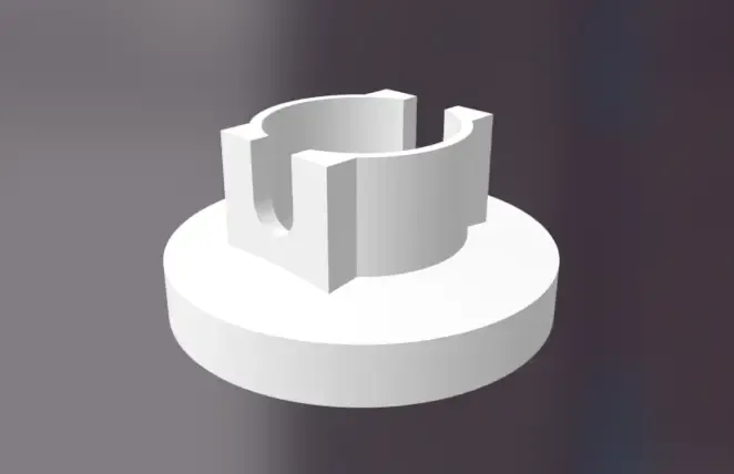 Pièce 3D prête pour l'impression, vue dans le logiciel de tranchage