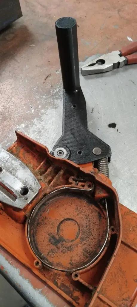 impression 3D Pièce securité pour tronçonneuse