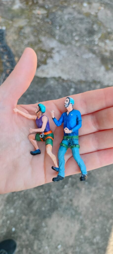 figurines peintes après impression 3D